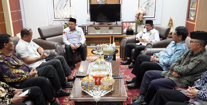Perkuat Kerukunan Lintas Agama, Kakanwil Kemenag Riau Sapa Tokoh Agama Kristen dan Katolik
