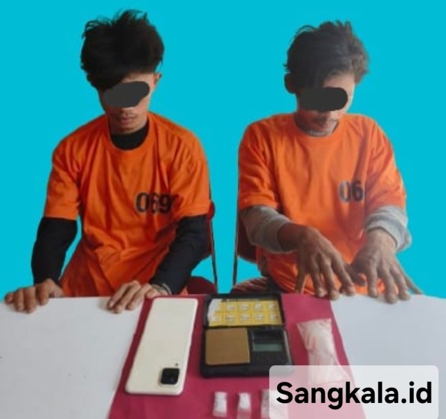 Simpan 2,04 Gram Sabu, Dua Pemuda Pengangguran di Langgam Ditangkap Polisi