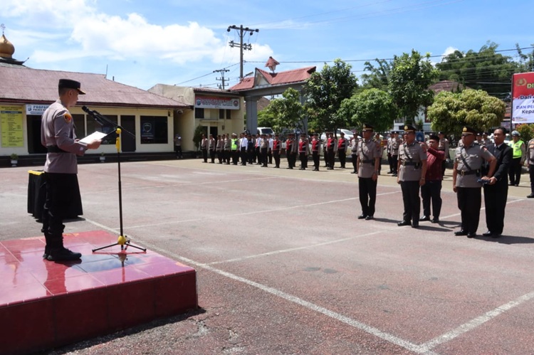 Polres Dairi Gelar Serah Terima Jabatan, Kapolres AKBP Otniel Siahaan Tekankan Profesionalisme dan Pengabdian