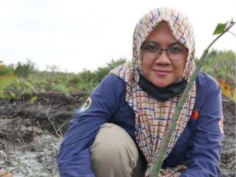 Bupati Siak Terpilih Afni Zulkifli Ajak Relawan dan Simpatisan Tanam Pohon