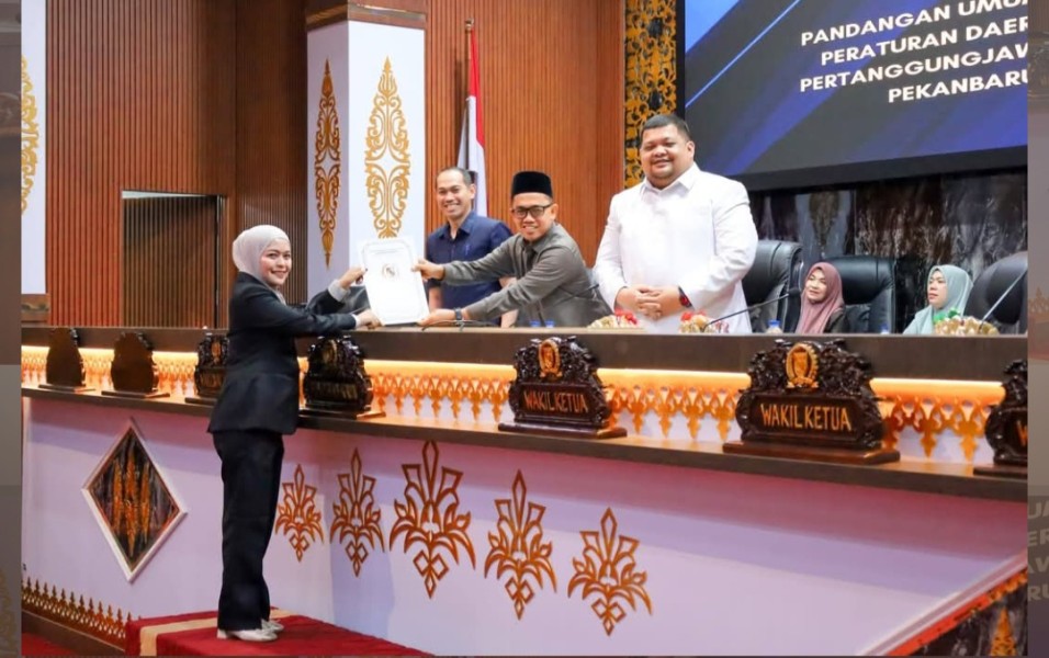 DPRD Pekanbaru Soroti Pertanggungjawaban APBD 2025, Delapan Fraksi Sampaikan Catatan