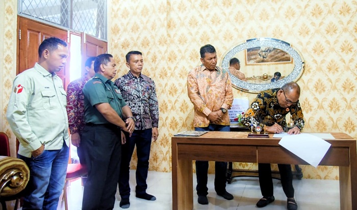 Pj Bupati Tapteng Realisasikan 100 % Dana Hibah  Pilkada Tapteng