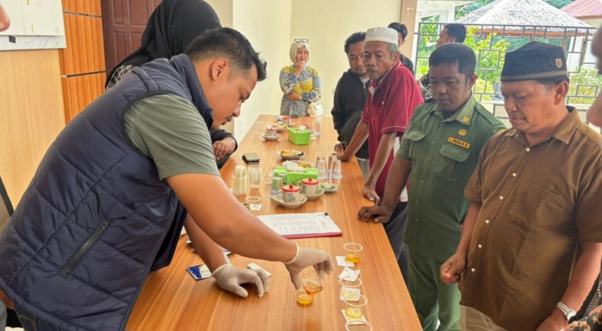 Tes Urine Aparatur Desa, Bengkalis Perkuat Benteng Antinarkoba