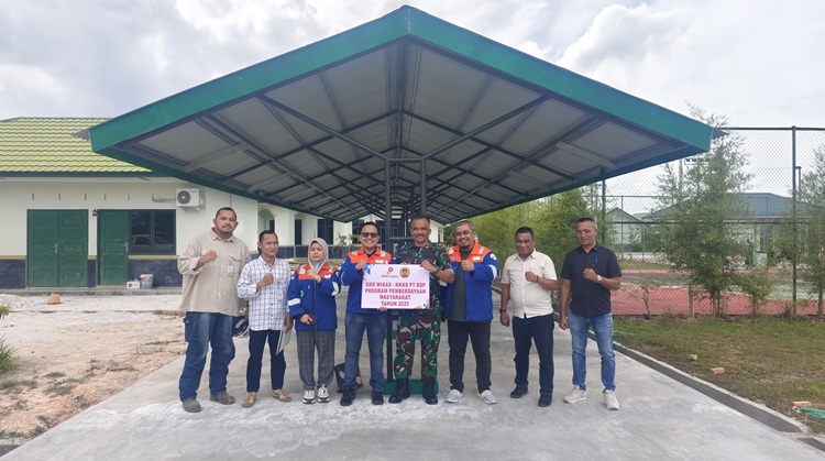 PT BSP Bangun Fasilitas Parkir di Makodim 0322 Siak, Wujud Sinergi dan Kepedulian Lewat Program PPM 2025