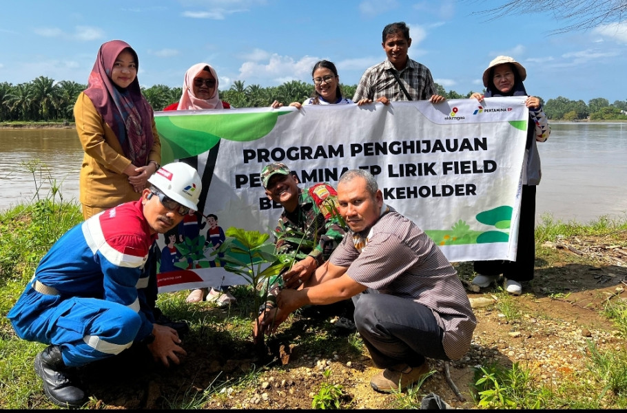 Pertamina EP Lirik Bersama Tiga Desa Hijaukan Daerah Aliran Sungai Lewat Gerakan Tanam 1000 Pohon Aren