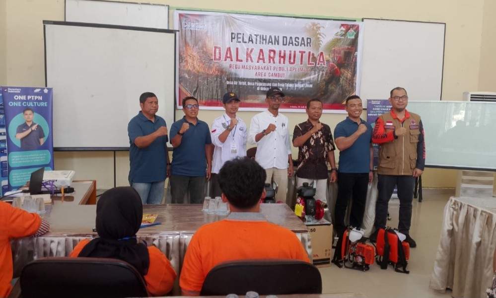 PTPN IV-BPBD Riau Kolaborasi Wujudkan Desa Mandiri Peduli Gambut