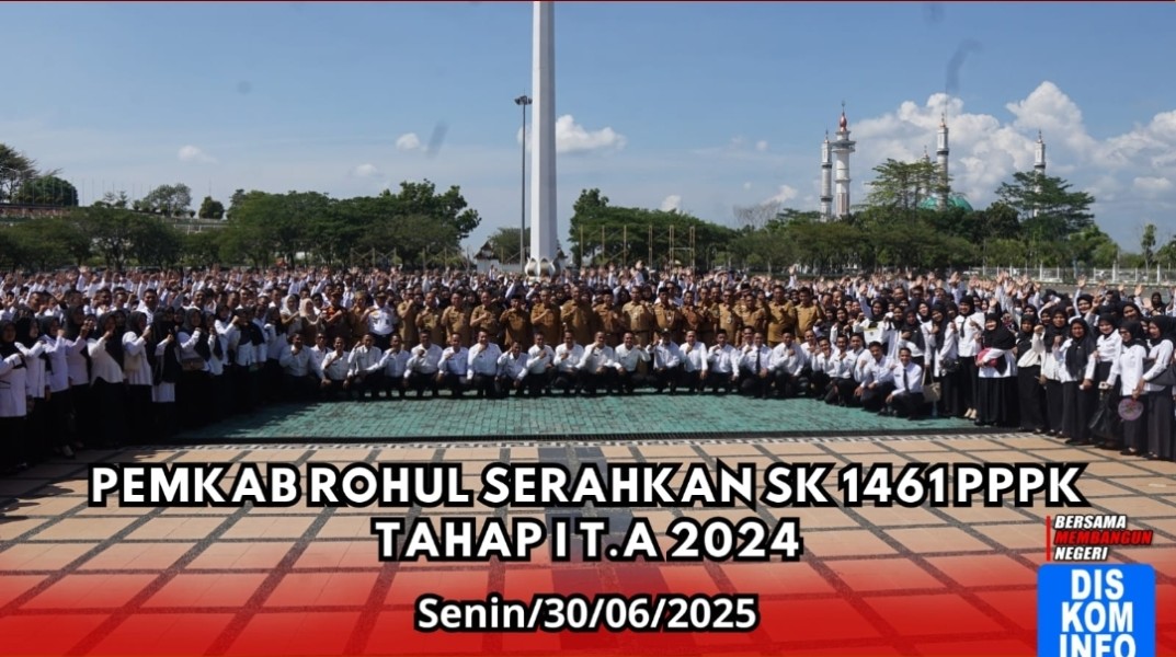 1.461 PPPK Rohul Tahap I Formasi Tahun 2024 Terima SK