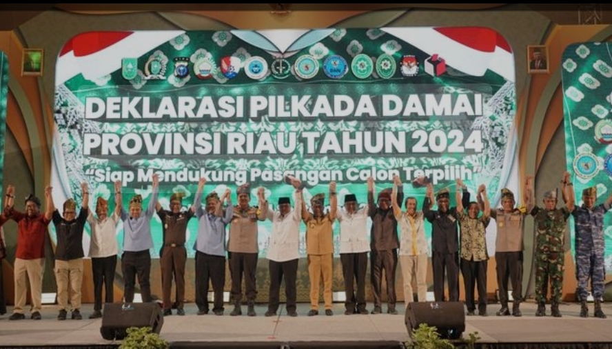 Janji Damai Para Kontestan di Pilkada Riau 2024