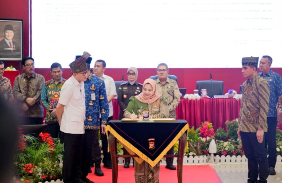 Bupati Bengkalis Komitmen Dukung Perlindungan Warga dari Perdagangan Orang