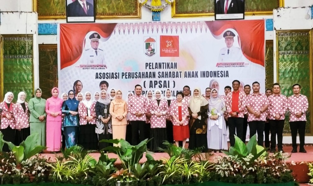 Wakil Bupati Hadiri Pelantikan APSAI Pelalawan, Targetkan 3 Besar Kabupaten Layak Anak di Riau