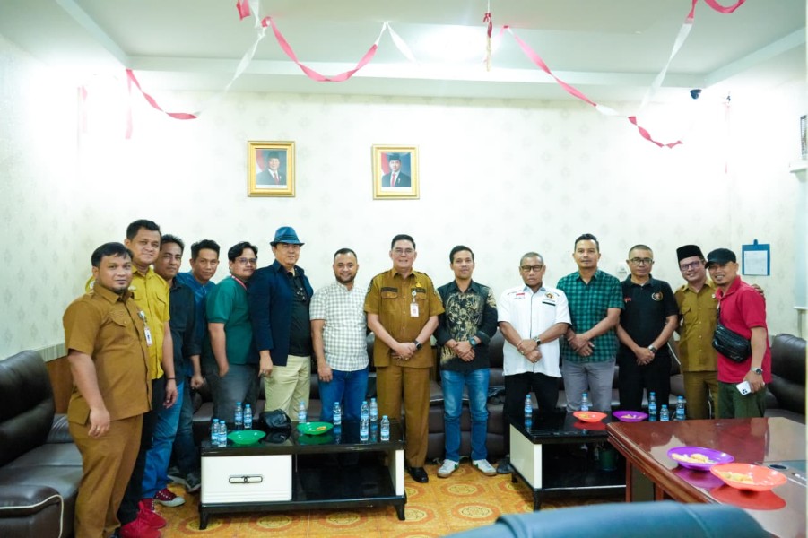 PWI Bengkalis dan Diskominfotik Sepakat Perkuat Kemitraan Strategis