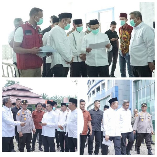 Bupati Rohul Dampingi Gubernur Riau Tinjau RSUD Rokan Hulu Mangkrak 14 Tahun, Abdul Wahid Janji Bantu Tuntaskan