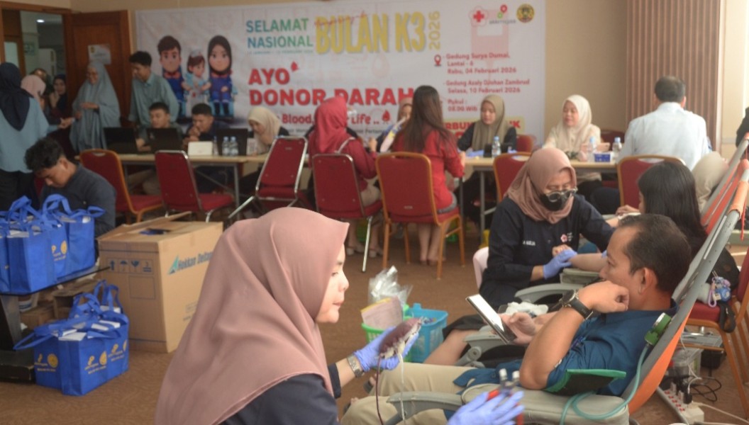 PT BSP Gelar Donor Darah, Peringati Bulan K3 Nasional 2026