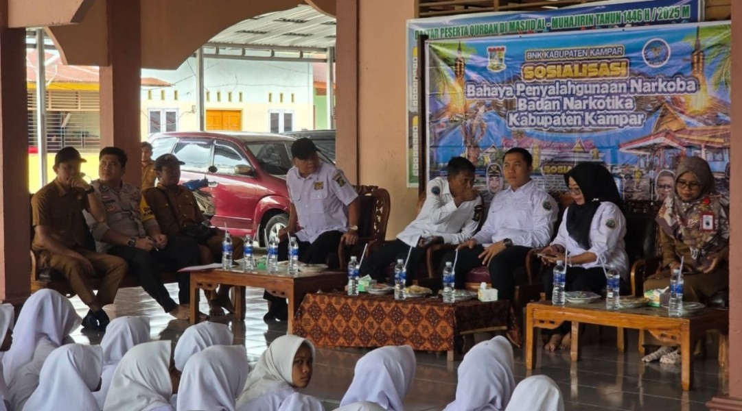 Program P4GN Sukses, MTs Al-Muhajirin Masuk Zona Sekolah Bebas Narkoba