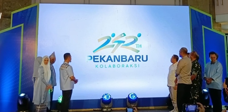 Pemko Pekanbaru Luncurkan Logo HUT Ke-242, Usung Tema Kolaboraksi