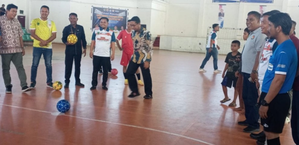 Dibuka Wabup Rohil, Pemuda Muhammadiyah Gelar Turnamen Futsal Perdana