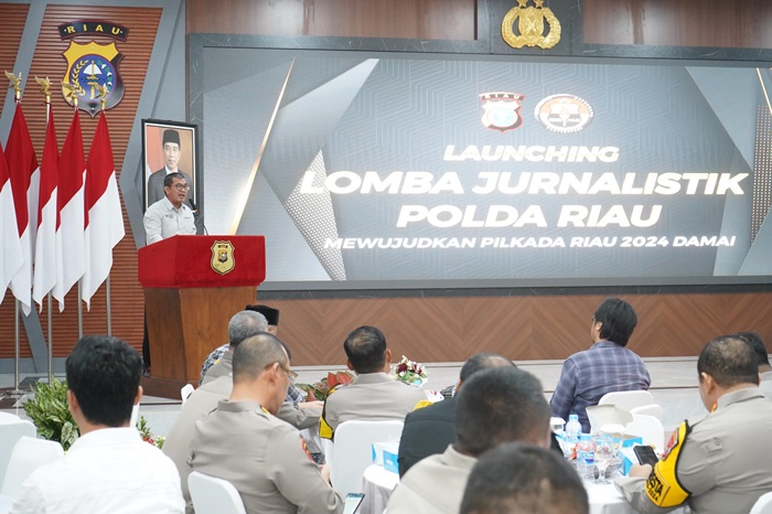 PWI Riau Dukungan Penuh Lomba Karya Jurnalistik Polda Wujudkan Pilkada Damai 2024