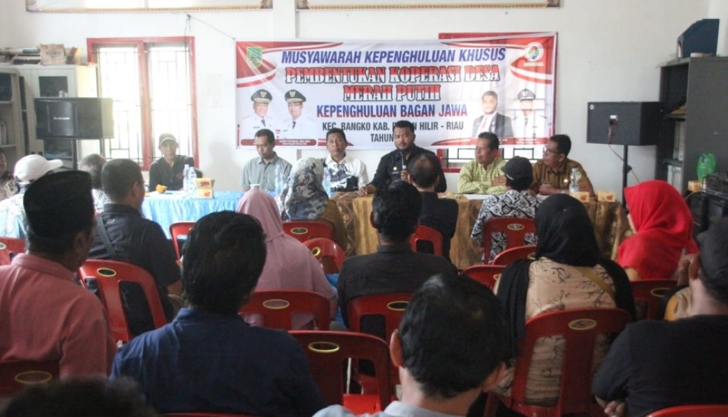 Empat Kepenghuluan di Bangko Telah Membentuk Koperasi Merah Putih