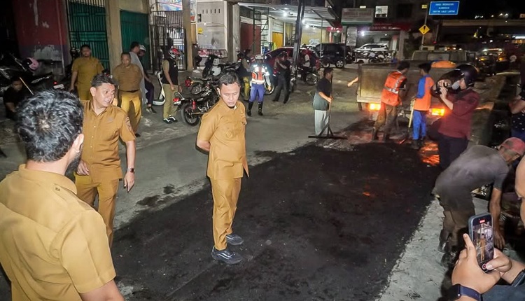 Perbaikan jalan rusak di sejumlah wilayah Terus berlanjut, Pekanbaru Makin Mulus