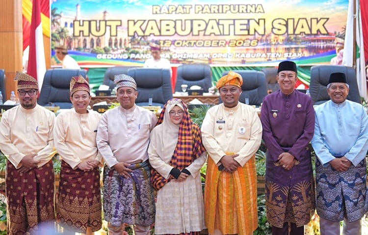 Wabup Meranti Hadiri HUT ke-27 Siak, Perkuat Kolaborasi Perbatasan dan Budaya Melayu