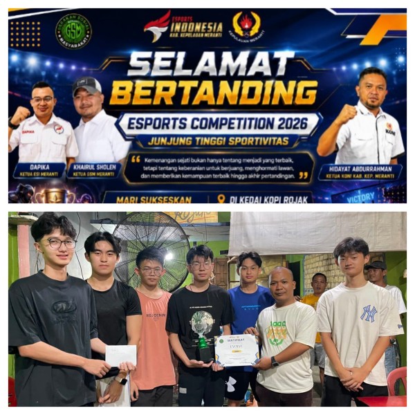 EVOLVE Taklukkan Panggung Mobile Legends Meranti, Khairul Sholeh Titip Pesan untuk Generasi Muda