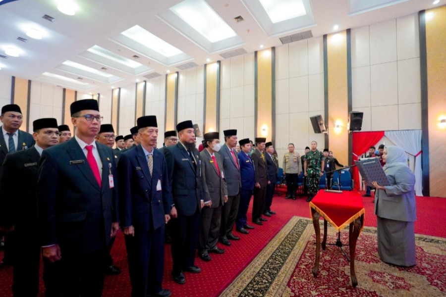 Bupati Bengkalis Lantik 31 Pejabat Pimpinan Tinggi Pratama, Tegaskan Percepatan Kinerja Daerah