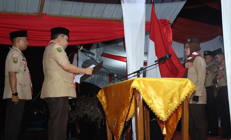 Dilantik Sebagai Kamabicab Siak, Bupati Afni: Pramuka Lahirkan Calon Pemimpin