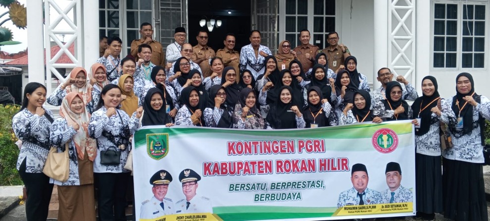 PGRI Rohil Bidik Juara Umum Porsenijar Riau di Siak