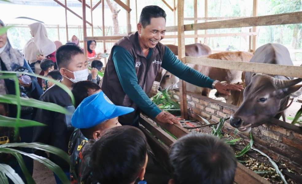 Memupuk Generasi Sadar Lingkungan, 55 Anak Bengkalis Mengenal Dunia Tani dan Ternak Bersama PHR