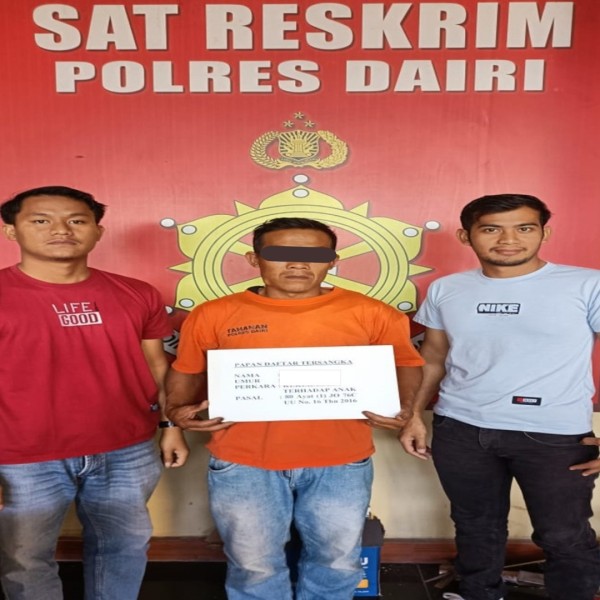 Aniaya Anak Dibawah Umur,  Pelaku FM Ditangkap Polres Dairi