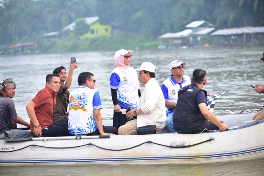Dorong Peningkatan Ekonomi dan Pelestarian Budaya, Misharti Buka Event Pacu Sampan Buluh Cina 2026