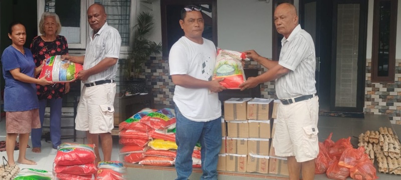 Polagabe Pekanbaru Salurkan Bantuan Untuk Anggota Terdampak Banjir