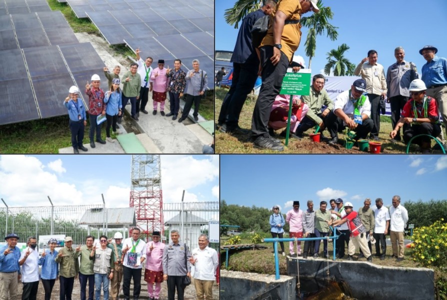 KLH Tinjau Mitigasi Karhutla Berbasis Sains di RAPP Pelalawan, Sebut Patut  Rujukan Nasional