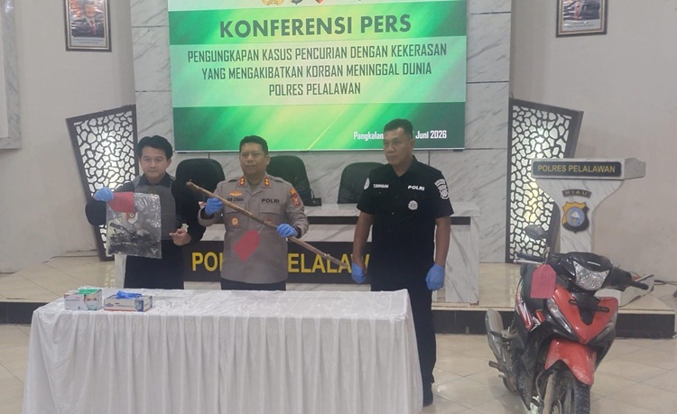 Begal Maut di Kebun Sawit Pelalawan, Polres Tangkap Dua Pelaku yang Kabur ke Banten