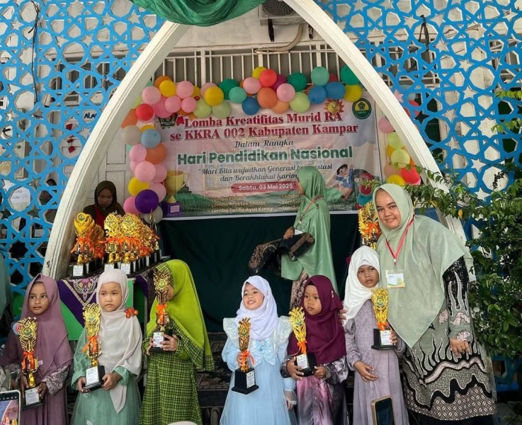 RA Nursyahira Borong Juara  Pada Lomba Kreativitas Hardiknas 2025