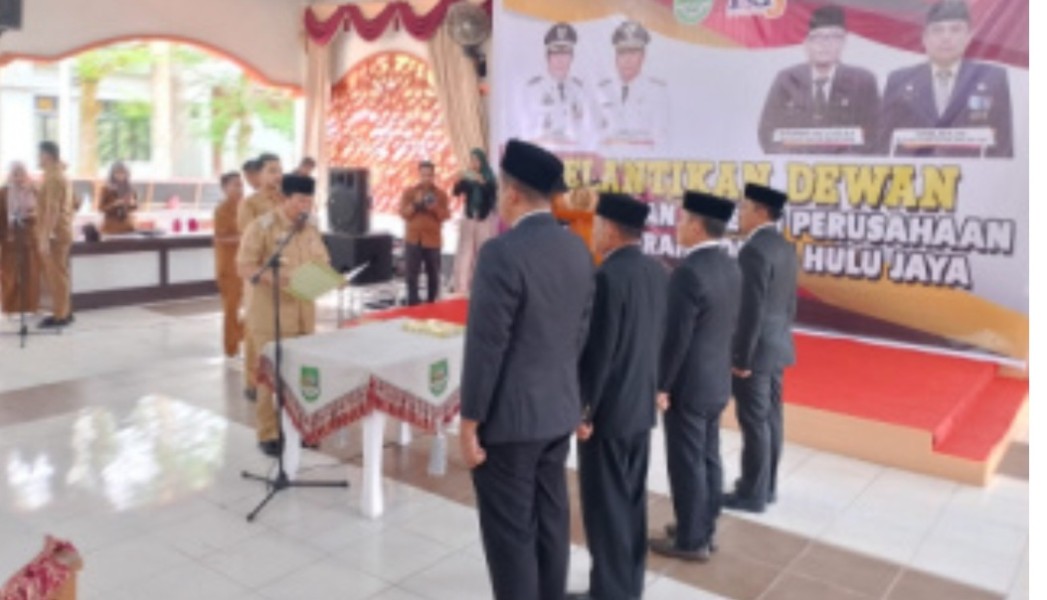 Bupati Rohul Sukiman Lantik Dewan Pengawas dan Dewan Direksi Perumda RHJ