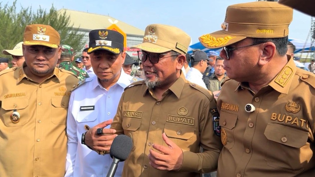 Hadiri Apel Kesiapsiagaan Karhutla 2026, Bupati Pelalawan Komitmen Dukung Penanganan Karhutla Nasional