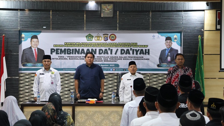 Kemenag Riau Gandeng Polda dan Densus 88 Tangkal Radikalisme