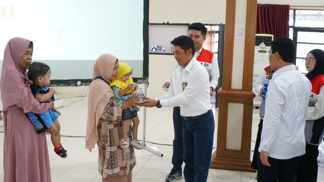Pertamina EP Lirik Konsisten Jalankan GANSING, Tekan Angka Stunting di Inhu