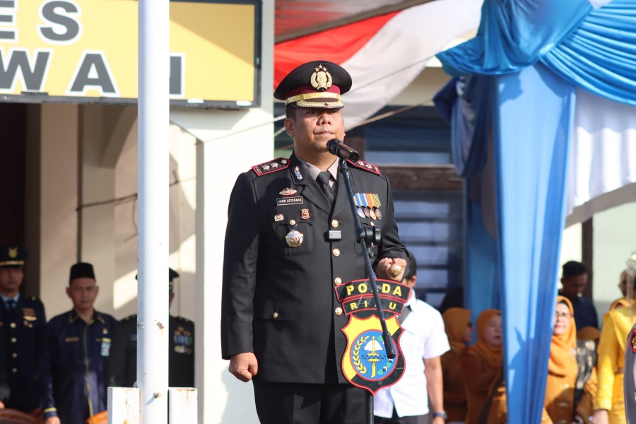 Bhayangkara Ke-80: Polri Untuk Masyarakat, Khidmat di Lapangan Apel Polres Pelalawan