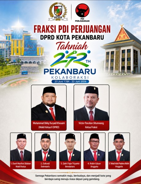 Iklan Ucapan HUT 242 Fraksi PDIP