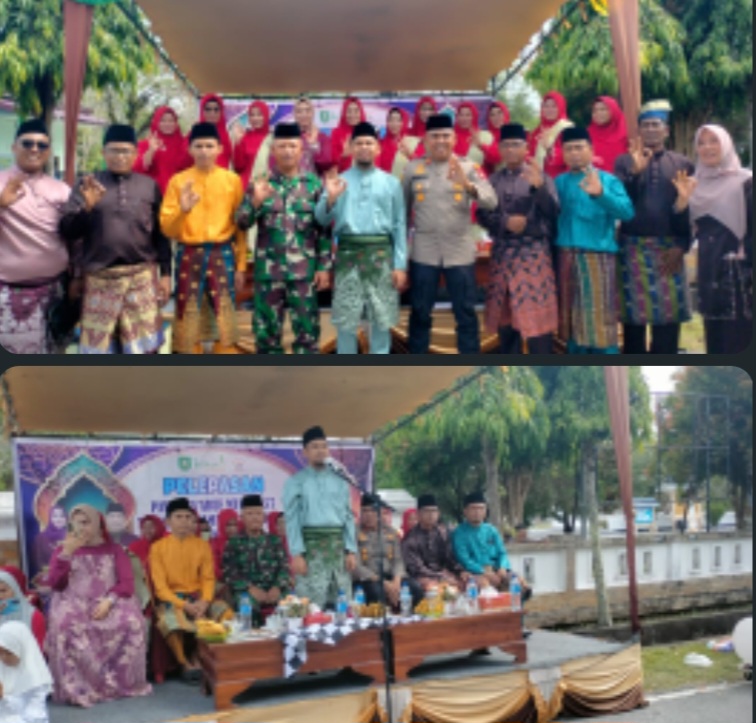 Camat Bengkalis Lepas Pawai Ta'aruf 31 Desa dan Kelurahan Perhelatan MTQ Ke-57