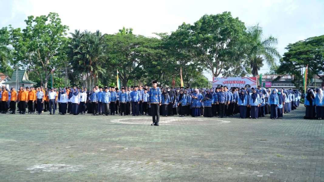 Pemkab Meranti Gelar Apel Peringatan Hari Otonomi Daerah