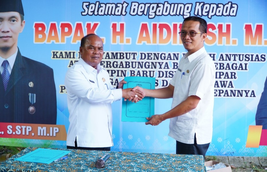 Dishub Kampar Gelar Sertijab Kadis, H. Aidil Resmi Nahkodai Dinas Perhubungan