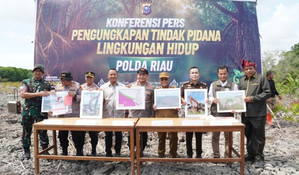 Kapolda Riau Murka, Pimpin Langsung Pengungkapan Kasus Perusakan 118 Hektare Mangrove di Rohil