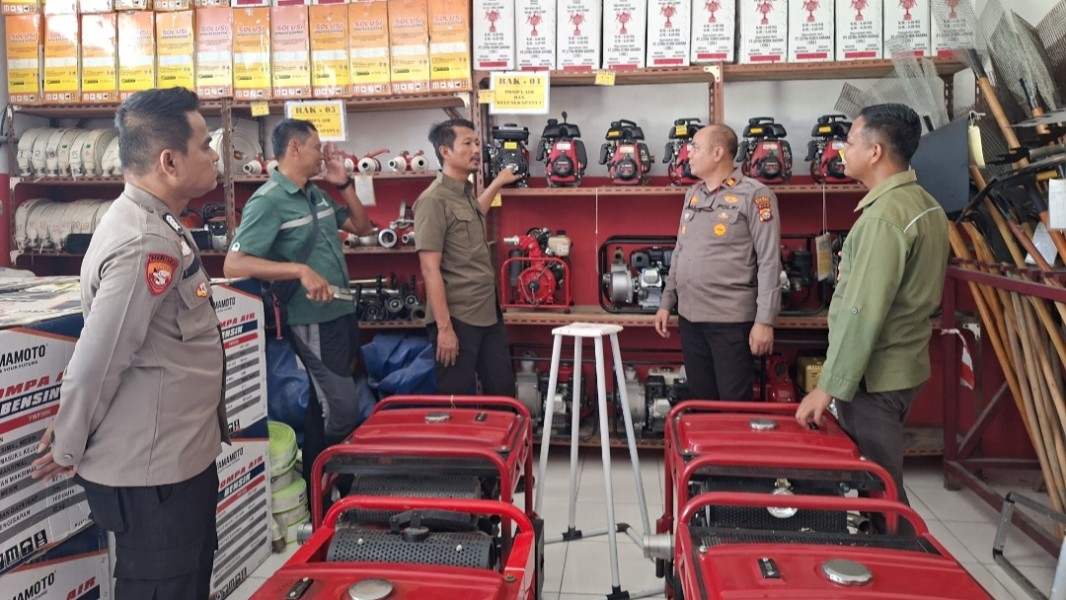 PT SLS dan Polsek Kerumutan Cek Kesiapan Hadapi Karhutla