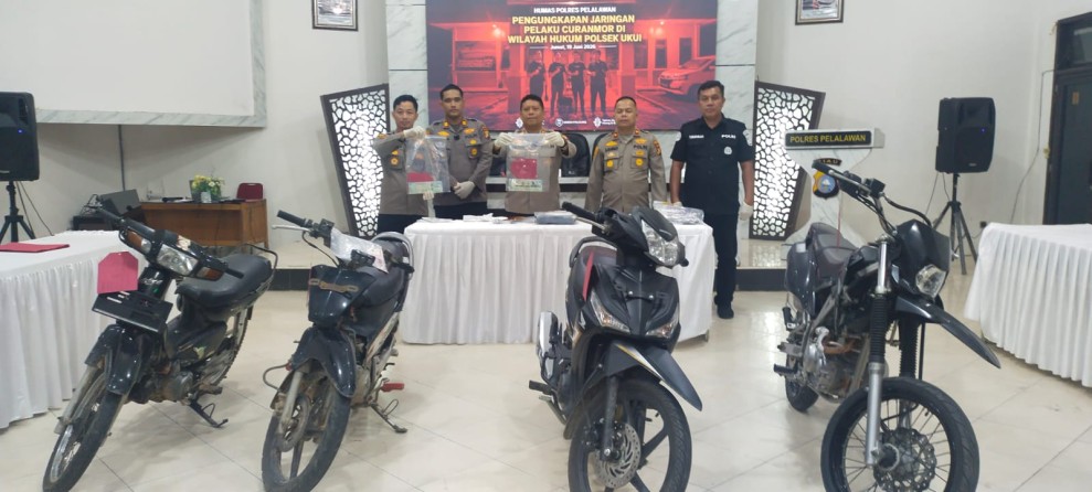 Polsek Ukui Bongkar Dua Curanmor, Dadung Jadi Otak Aksi di Dua Lokasi