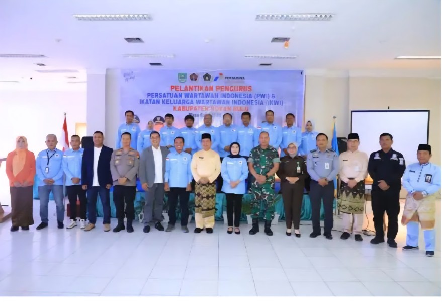 Hadiri Pelantikan Pengurus PWI dan IKWI Rohul, Lapas Pasir Pengaraian Dorong Integritas dan Profesionalisme Wartawan