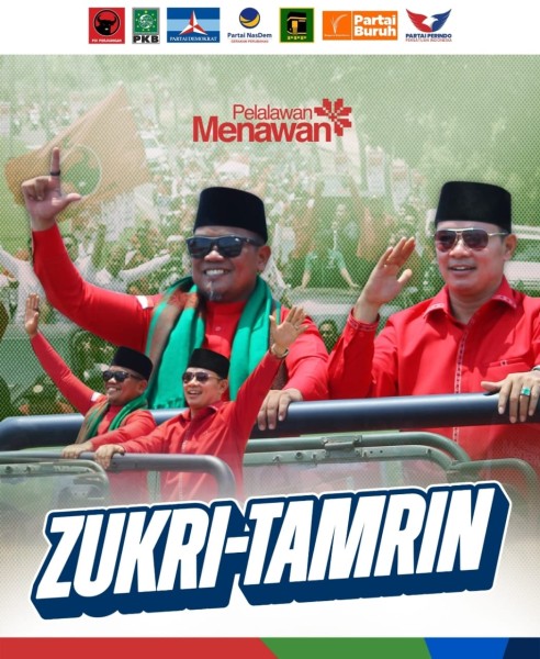 Hasil Survei Indikator Zukri-Tamrin 73% Sinyal Masyarakat Ingin Dipimpin Zukri Dua Periode