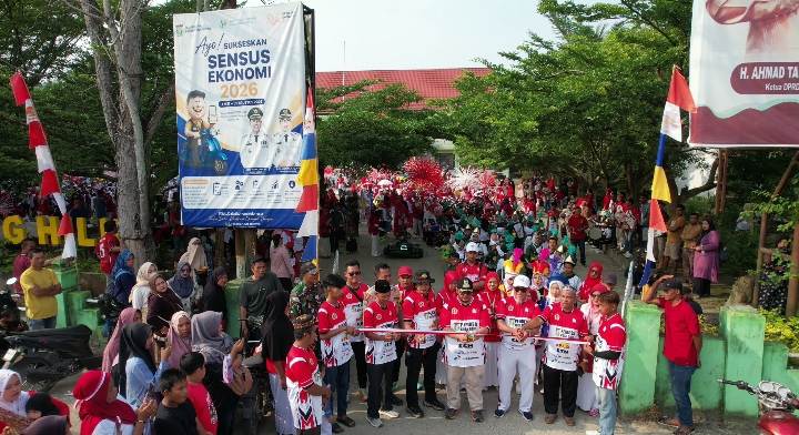 Karnaval Merah Putih di Tapung Hilir, Seribu Warga Rayakan Kemerdekaan